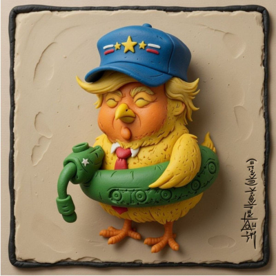 трамп-курча-3д